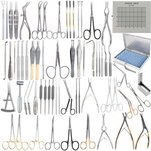 Kit Quirúrgico de Acero Gruber de 67 Piezas para Rinoplastia, Cirugía Nasal, Lifting Facial General Tebbetts, Herramientas Manuales de ORL y Plástica, Certificado CE 1 - Product Image 1