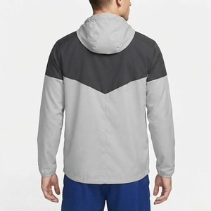 Chaqueta cortavientos con capucha para hombre, ligera, con cremallera, deportiva, informal, para exteriores, a prueba de viento, para primavera y otoño - Product Image 5