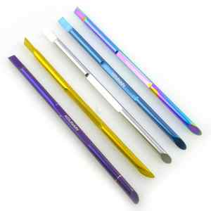 Empujador de cutículas de uñas de precisión Recortador y empujador de acero inoxidable - Product Image 1