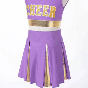 Uniforme de Porristas de Primera Calidad, Diferentes Colores, Transpirable, Ligero, de Color Sólido - Product Image 5