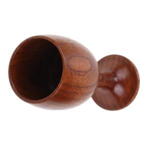 Haute qualité 100% bois naturel verre verres lave-vaisselle pour cadeaux d'affaires pour café jus bière vin maison hôtel - Product Image 4