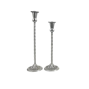 Wholesale Classic Metal Candle Holders <b>Silver</b> <b>Candlestick</b> Stand Set Luxury Wedding Centerpiece Dining Table Home Decor Bulk - Product Image 6
