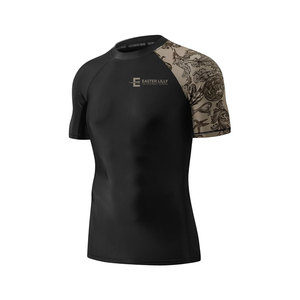 Venta Directa de Fábrica, Rashguard de BJJ para Hombre en Color Sólido, Rashguard de BJJ Personalizado para Hombre, Talla Adulto - Product Image 1