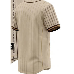 Camiseta de béisbol profesional sublimada, ropa deportiva personalizada para equipos, moda urbana, MALUZA INDUSTRIES, ropa deportiva premium. - Product Image 5