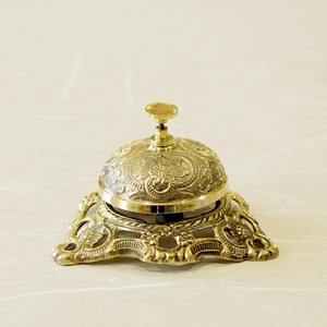Cloche en laiton traditionnelle pour temple spirituel, salle de prière et méditation – Cloche décorative en laiton classique et vintage - Product Image 3