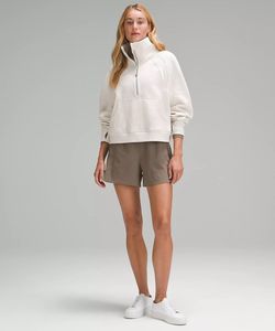 Sudadera con Capucha Corta Personalizada para Mujer, de Felpa Gruesa, Estilo Oversize, para Invierno - Product Image 5