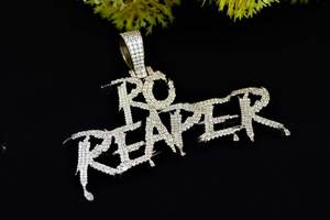 Pendentif HipHop Iced Out Bling en Argent Sterling 925 avec Moissanite VVS testée au diamant, personnalisable avec initiale ou nom, idéal pour un cadeau - Product Image 2