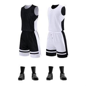 Conjuntos de Camisetas y Pantalones Cortos de Baloncesto Deportivos Personalizados 2023, Transpirables, 100% Poliéster, para Hombre/Mujer/Niño, Ropa Deportiva Personalizada, Tallas Grandes - Product Image 2