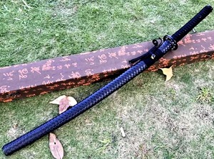 Espada Katana de Acero Inoxidable, Hoja Recta, Gruesa, de Grado Industrial, Hoja Única, Mango de Acero Inoxidable, Hecha a Mano, 86cm 94cm - Product Image 2