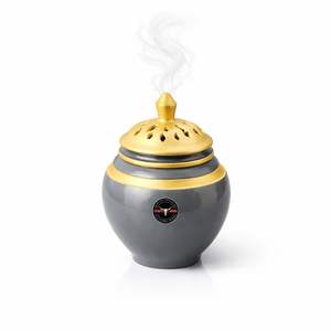 Quemador de Incienso de Madera de Acacia Negra Hecho a Mano, Diseño Impreso a Mano, Decoración Tradicional para el Hogar, Regalo Aromático de Oud de Alta Calidad - Product Image 2