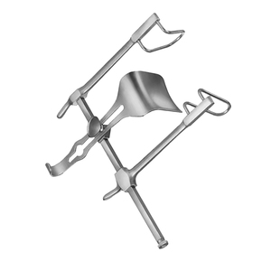 Juego de Instrumentos Quirúrgicos de Acero Inoxidable con Retractor Manual Autoretráctil para Exposición Amplia y Estable de Tejidos Abdominales en Cirugía General CE - Product Image 1