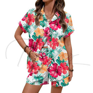 ชุดชายหาดผู้หญิงแบบหลวมๆ สำหรับเล่นน้ำในสวนน้ำ กางเกงขาสั้นสำหรับเล่นเซิร์ฟริมทะเล แห้งเร็ว ชุดกางเกงขาสั้นผู้หญิง - Product Image 3