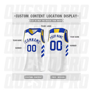 Maillots de basket-ball personnalisés en gros, vêtements de sport, maillots de basket-ball de haute qualité, maillots de basket-ball réversibles - Product Image 4