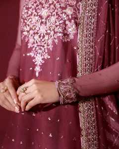 Salwar Kameez en coton de haute qualité, style musulman modeste, toutes saisons, sans plis, séchage rapide, pour fêtes, mariages, Diwali, Aïd - Product Image 2