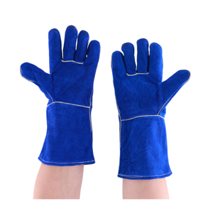Gants de soudage en cuir et coton personnalisés haute performance, avec protection complète du pouce, pour hommes et femmes, utilisation TIG, protection contre les éclaboussures de métal fondu - Product Image 2