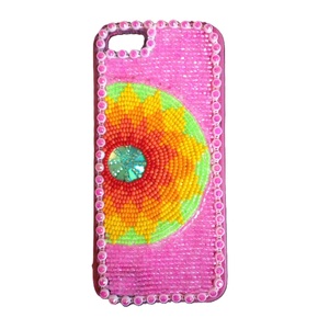 Funda de Teléfono Bordada a Mano con Cuentas de Semillas de Lujo - NOVA STAR CRAFT NSC04555 Diseño de Bordado de Algodón Personalizado - Product Image 2