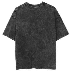 T-shirt Homme Oversize en Coton Uni avec Logo Imprimé en Relief, Style Hip-hop Streetwear, Idéal pour le Fitness - Product Image 3