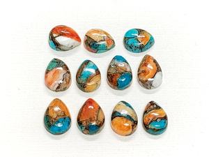 หินมุกสีทองแดงทรงหยดน้ำขนาด 9*7 มม. 10*7 มม. พลอยธรรมชาติ 100% สำหรับทำเครื่องประดับ ราคาขายส่ง - Product Image 2