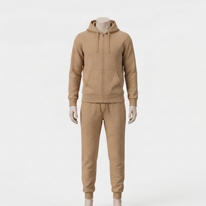 Conjunto Deportivo de Invierno para Hombre, Chaqueta y Pantalones Deportivos con Capucha, Personalizados, para Entrenamiento, Running, Gimnasio, Ejercicio, Fitness, Casual - Product Image 6