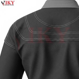 Uniforme de Karate de Lona para Artes Marciales, Directo de Fábrica, Personalizado con Logotipos y Parches, Cómodo y Transpirable - Product Image 6