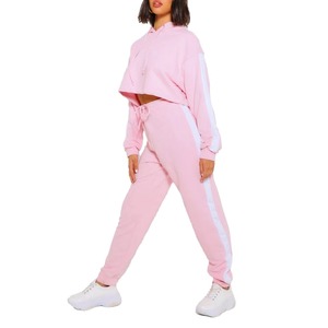 Conjunto de Sudadera con Capucha y Pantalones Cortos Personalizados para Mujer, Conjuntos Deportivos para Mujer - Product Image 1