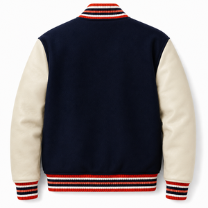 Custom <b>Men</b>’s Varsity <b>Baseball</b> <b>Jacket</b> High Street Letterman Coat Wholesale Blank College <b>Jacket</b> with Custom Logo OEM Outerwear - Product Image 2
