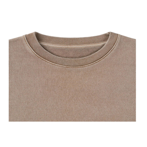 Sudadera Unisex de Cuello Redondo, Corte Holgado, 100% Algodón, Tejido de Punto, Estampado de Letras, Ropa Casual de Otoño - Product Image 3