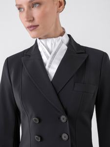 Abrigo de equitación para mujer de la mejor calidad, chaqueta impermeable de concha blanda, ropa ecuestre Horsekraft hecha de nailon Spandex - Product Image 2