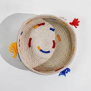 Handmade Braided Cotton <b>Basket</b> Wholesale for Home Decor <b>Storage</b> Organizer India Manufacturer - Product Image 1