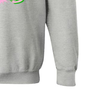 Sudadera Gris de Cuello Redondo, Manga Larga, Estampado Gráfico, Puños y Dobladillos Acanalados, Ropa Casual de Moda, Cómoda para el Día a Día - Product Image 3