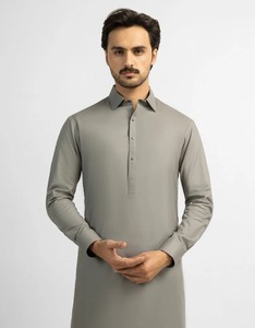 Elegante Shalwar Kameez Tradicional Indio de Algodón de Alta Calidad para Hombre |   Ropa para Fiestas y Eventos de Boda Sin Arrugas - Product Image 1