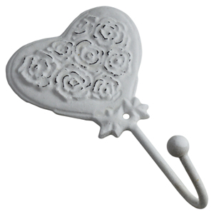 Antique Painted Theme Design Heart Shaped Coat <b>Hooks</b> With Classic Quality Cast Iron Metal Design Cloths <b>Hanging</b> <b>Hooks</b> - Product Image 6