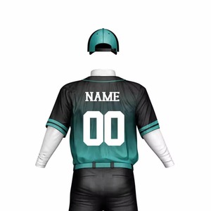 OEM Service High Quality 100% Polyester Spandex Men's <b>Baseball</b> Uniform <b>Set</b> Custom Logo Sportswear Breathable Anti-Bacterial <b>Sets</b> - Product Image 6
