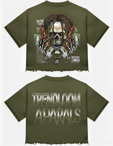 Camiseta Unisex de Algodón Estilo Urbano con Logotipo Personalizado, Estilo Casual Americano, Talla Grande - Product Image 3