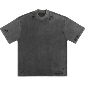 เสื้อยืดคอกลมแขนสั้นทรงปกติสำหรับผู้ชาย สีมัสตาร์ด ผ้าเจอร์ซีย์คอตตอน 100% สไตล์ลำลอง ปรับแต่งได้ ด้านหน้าผ้าถักระบายอากาศ - Product Image 1