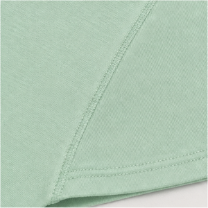 <b>Womens</b> Pale Mint Green <b>V</b> <b>Neck</b> Three Quarter Raglan Sleeve Relaxed <b>T</b> <b>Shirt</b> WTS-0022 - Product Image 6
