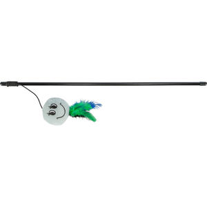 Jouet amusant pour animaux de compagnie Smiley Game Wand de 50 cm pour amis à fourrure - Product Image 1