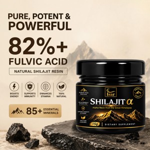 Résine de Shilajit de l'Himalaya 100% Originale Marque Blanche 15g – Shilajit Premium avec 82%+ d'Acide Fulvique pour l'Énergie et le Soutien de l'Endurance - Product Image 4