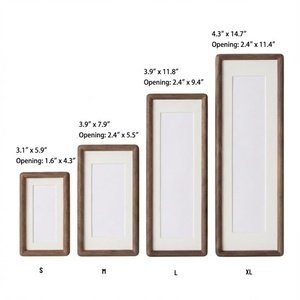 Solid <b>Wood</b> Photo <b>Frame</b> with Elegant Natural Finish - Product Image 2