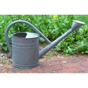 Wholesale Vintage <b>Metal</b> Watering Can - 1 Gallon Yellow Galvanized Iron Garden Plant Water Pot with Long Spout for Indoor Outdoor - Product Image 5