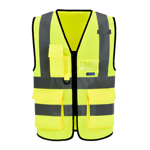 Chaleco de Seguridad Reflectante de Alta Visibilidad Personalizado, Ropa de Trabajo Transpirable de Malla con Logotipo, Chaleco de Alta Visibilidad para Hombre - Product Image 1