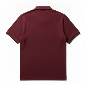 Polo de Algodón Piqué con Logotipo Bordado Personalizado en la Parte Delantera, Manga Corta, Color Sólido, Casual, Transpirable - Product Image 3