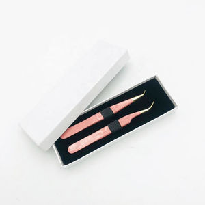 Pinces à cils en acier inoxydable, équipement de beauté, pinces à cils pour maquilleurs, outils professionnels de beauté - Product Image 4