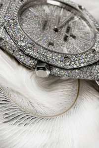 Bijoux noirs de l'océan A.P. Montre pour homme de luxe à mouvement à quartz, cadran en acier inoxydable, verre de la montre, mode, 3 BAR résistant à l'eau - Product Image 3