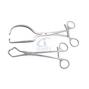 Pinzas de Bloqueo de Placas con Punta de Bola de Medio Anillo de Acero Inoxidable, Instrumento Quirúrgico Ortopédico Reutilizable para Sujeción Ósea y Fijación de Fracturas - Product Image 5