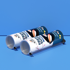 Tubo de Embalaje de Sushi de Lujo, Envase de Papel Impreso Personalizado para Alimentos - Product Image 1