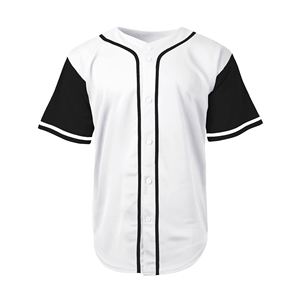 Unisex Plus Size Baseball Jersey Custom Design Breathable Quick Dry Moisture Wicking Polyester Baseball Jersey Team Wholesale - Product Image 4