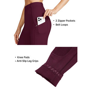 Pantalones de Montar a Caballo Ligeros para Mujer con Bolsillos con Cremallera para Entrenamiento y Torneos Ecuestres - Product Image 5