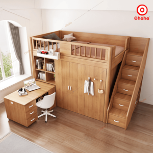 Cama litera inteligente Ohaha con armario integrado - GTTM047 - Product Image 1