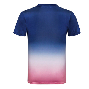 T-shirts en polyester sublimés, manches courtes, doux et légers, idéaux pour l'impression photo et logo par transfert thermique, cadeaux. - Product Image 2